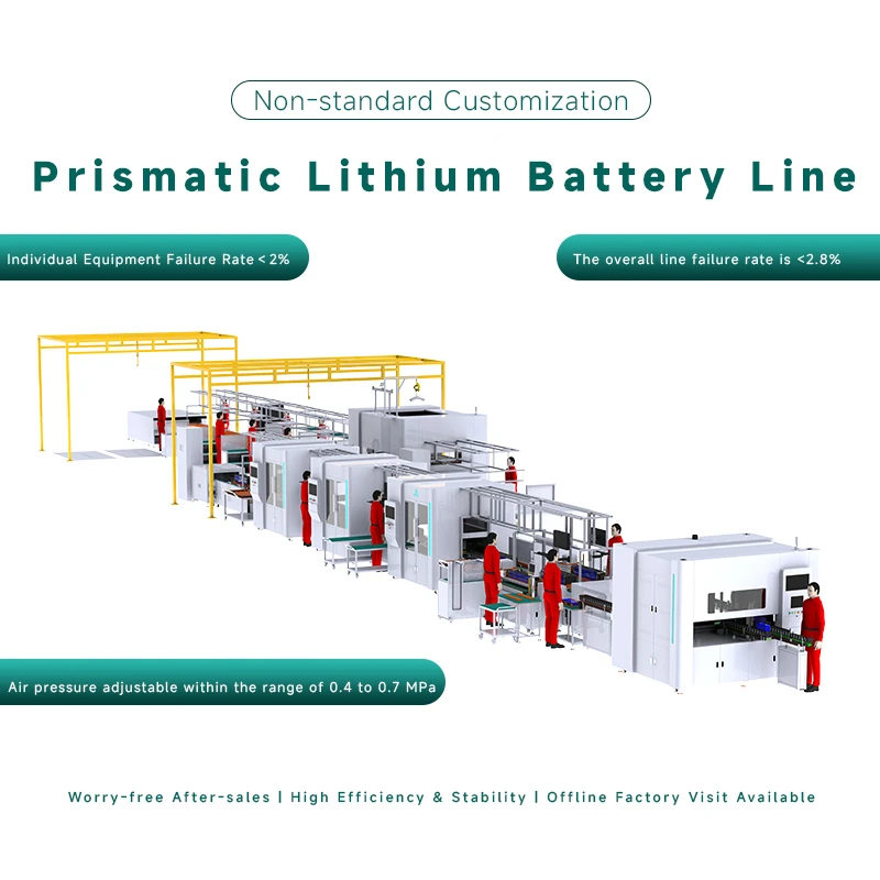 方壳锂电池家庭储能模组PACK半自动生产线 大单体储能电池模组装配线
