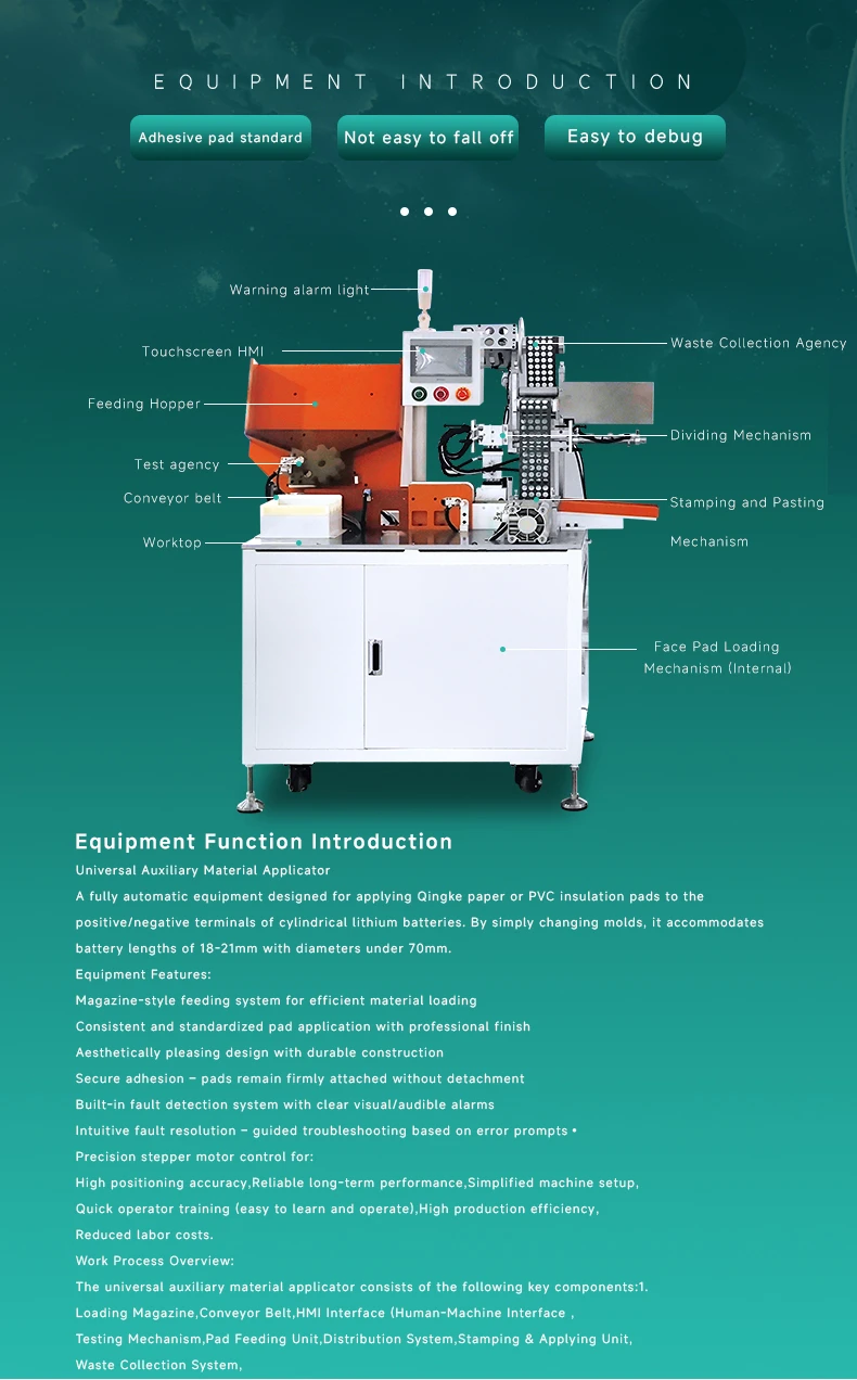 Máy dán giấy lúa mạch tự động cho pin hình trụĐầu tiên3chang Máy dán giấy lúa mạch tự động cho pin hình trụĐầu tiên3chang