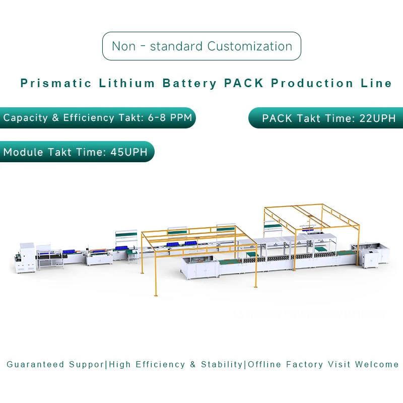 方壳锂电池工商业储能模组PACK半自动生产线 方壳电池pack生产线