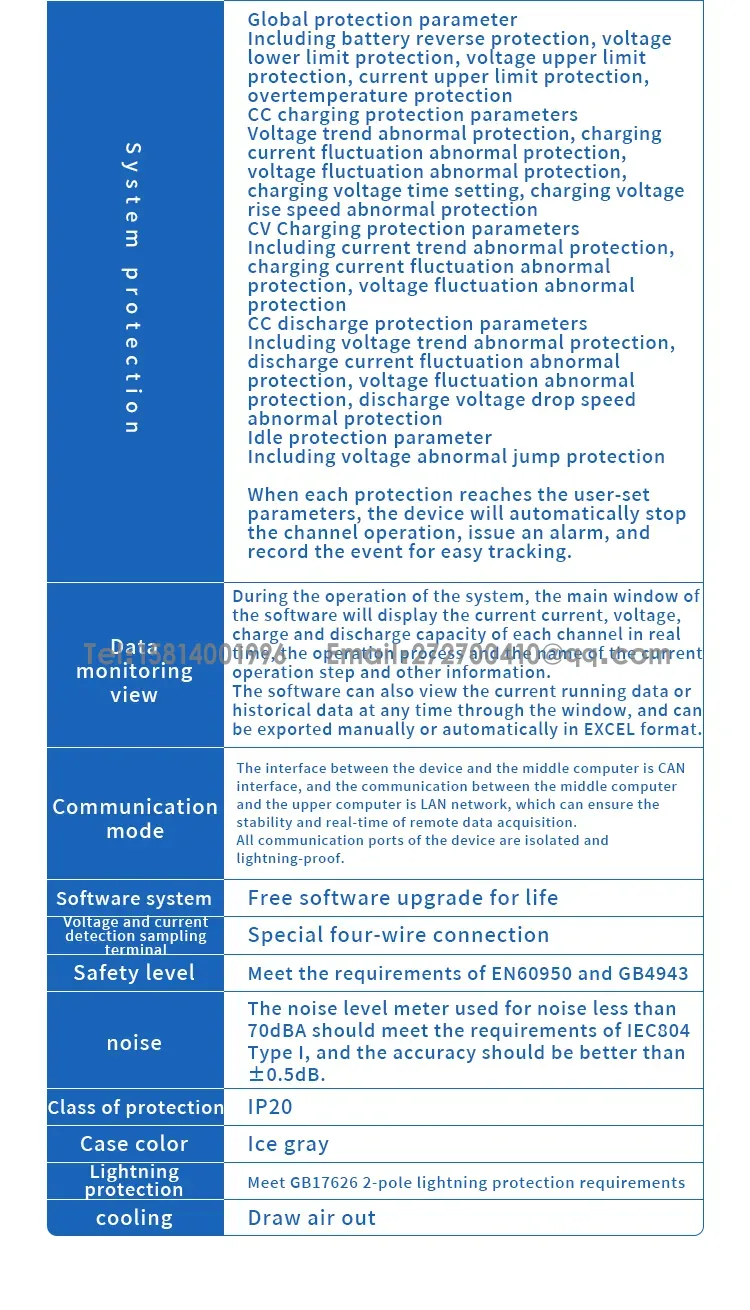 Năng lượng phản hồi tiết kiệm năng lượng tủ lão hóa pin thiết bị kiểm tra pinĐầu tiên7chang