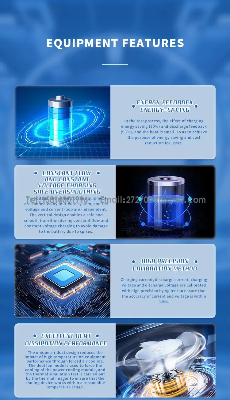 Năng lượng phản hồi tiết kiệm năng lượng tủ lão hóa pin thiết bị kiểm tra pinĐầu tiên8chang