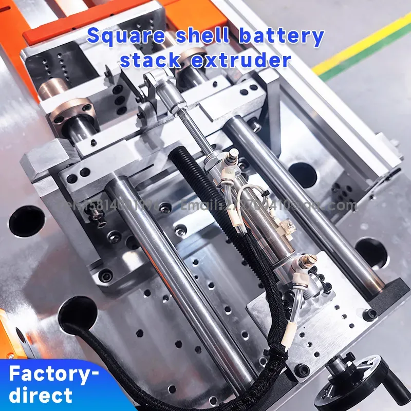 方壳电池堆叠挤压机 大铝壳电池组挤压机
