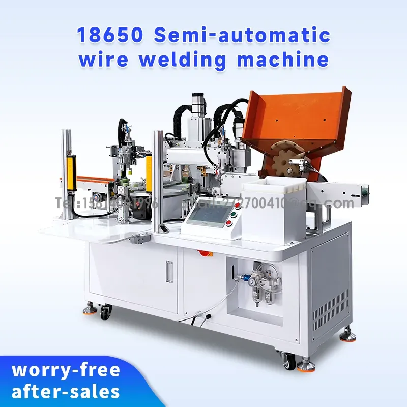 18650半自动焊导线机 电池焊导线机